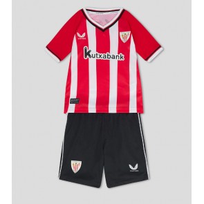 Athletic Bilbao Replika Babytøj Hjemmebanesæt Børn 2023-24 Kortærmet (+ Korte bukser)